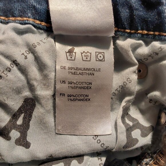 Articles of Society - Kendra Low Rise Baby Boot Retro Blue Jeans - 28 x 31 (6) - Picture 10 of 11